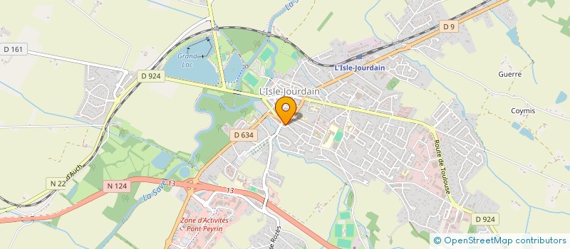 localisation de l'entreprise MADAME LEANE DOMERGUE  L'ISLE-JOURDAIN