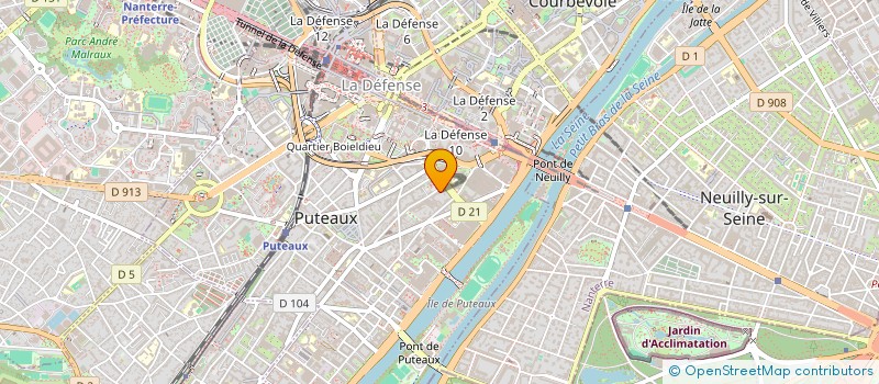 localisation de l'entreprise MADAME LEANE DROUET  PUTEAUX