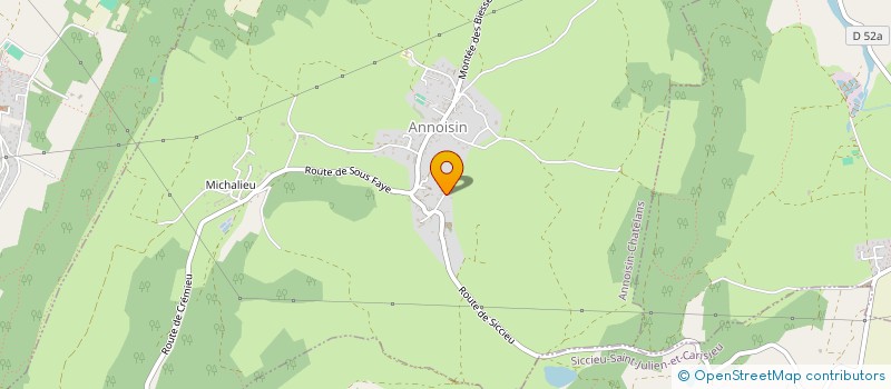 localisation de l'entreprise MADAME LEANE GIMENEZ  ANNOISIN-CHATELANS