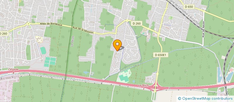 localisation de l'entreprise MADAME LEANE JAROTECK  LE TEICH