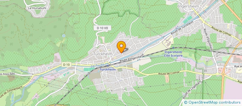 localisation de l'entreprise MADAME LEANE KALBERER  TURCKHEIM