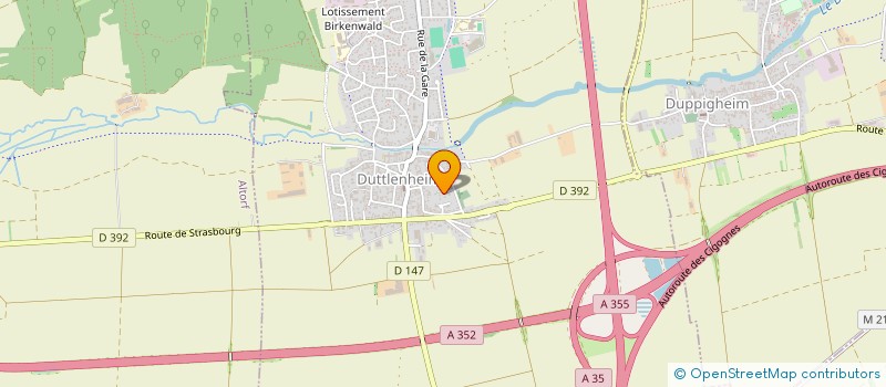 localisation de l'entreprise MADAME LEANE KOBLER  DUTTLENHEIM