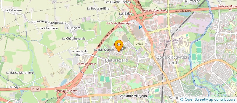 localisation de l'entreprise MADAME LEANE LE FLAMBE  RENNES