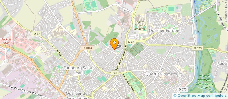 localisation de l'entreprise MADAME LEANE LEMAIRE à SAINT-QUENTIN