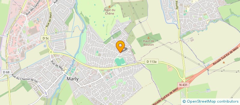 localisation de l'entreprise MADAME LEANE MARCHAND  MARLY