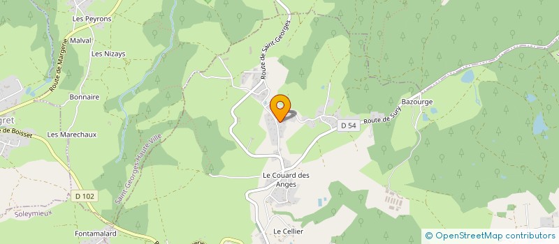 localisation de l'entreprise MADAME LEANE MARNAS  BOISSET-SAINT-PRIEST