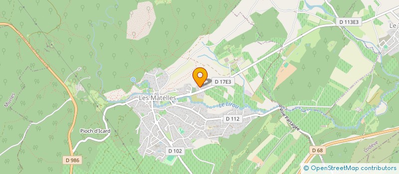 localisation de l'entreprise MADAME LEANE MATHIEU  LES MATELLES