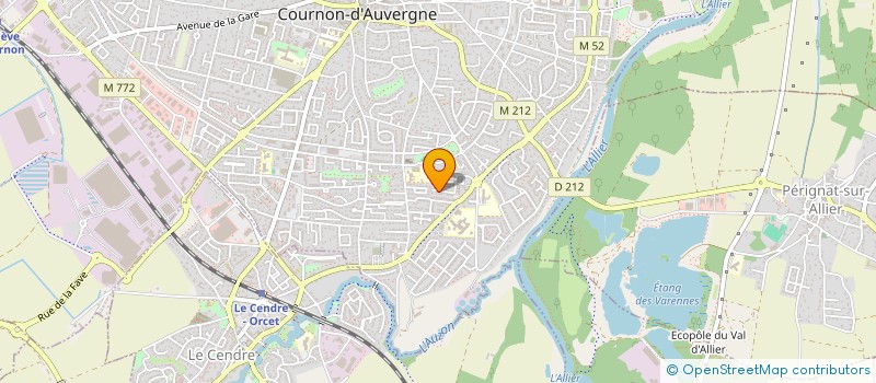 localisation de l'entreprise MADAME LEANE PEREIRA  COURNON-D'AUVERGNE