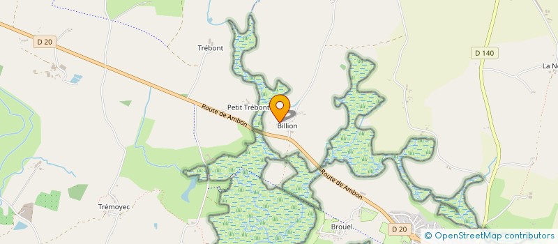 localisation de l'entreprise MADAME LEANE RODRIGUEZ  AMBON