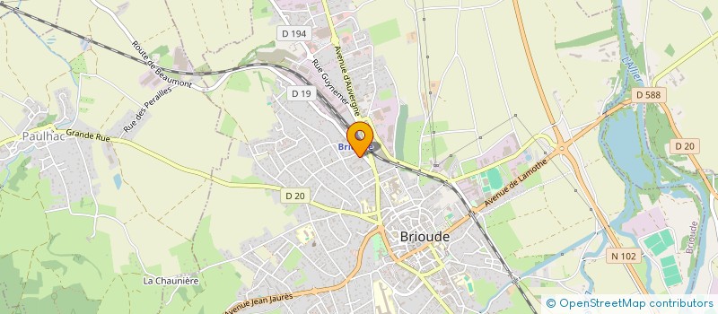 localisation de l'entreprise MADAME LEANE RONGIER  BRIOUDE