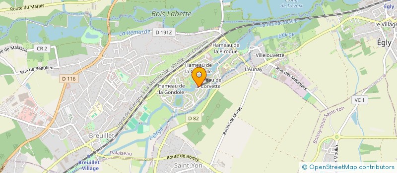 localisation de l'entreprise MADAME LEANN REGNIER  BREUILLET