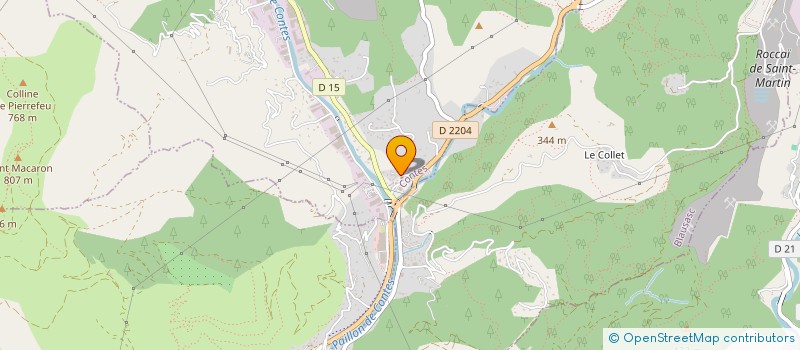 localisation de l'entreprise MADAME LEANNA BERTAINA  CONTES