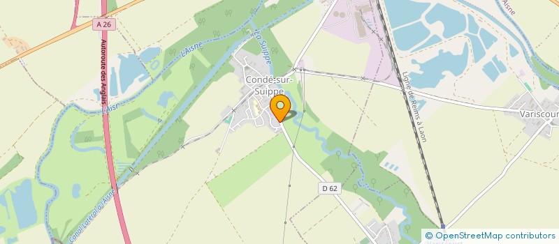 localisation de l'entreprise MADAME LEANNA BRACKE  CONDE-SUR-SUIPPE