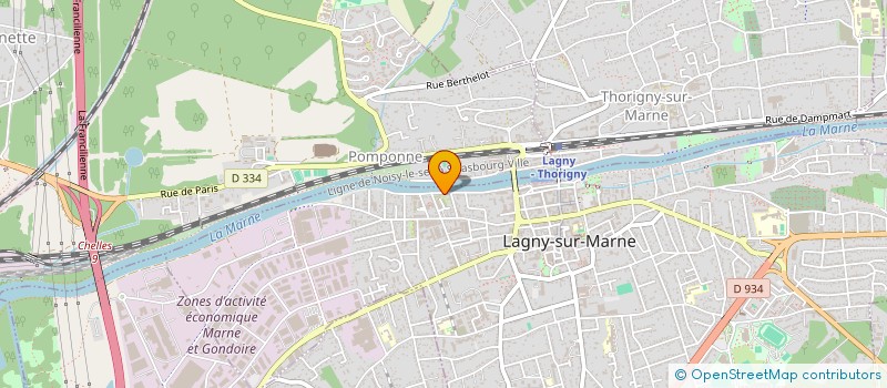 localisation de l'entreprise MADAME LEANNE ANTONIO MARQUES  LAGNY-SUR-MARNE