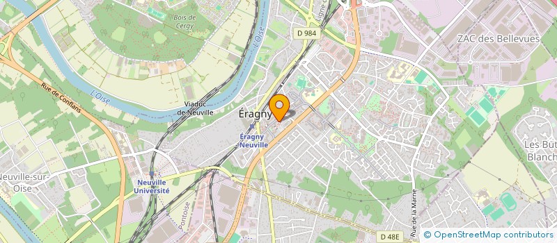 localisation de l'entreprise MADAME LEANNE HUFFMAN à PONTOISE