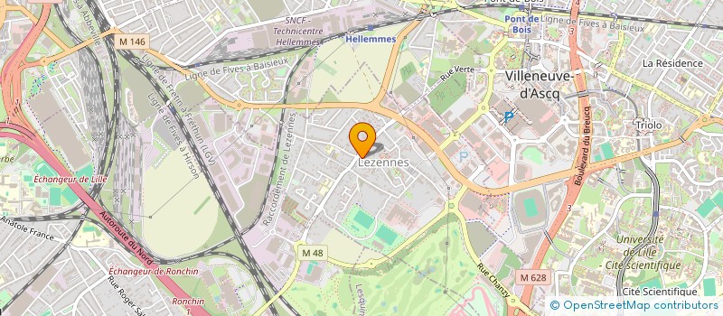 localisation de l'entreprise MADAME LEANNE HUMEZ  LEZENNES