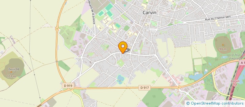 localisation de l'entreprise MADAME LEANNE JEZIERSKI  CARVIN