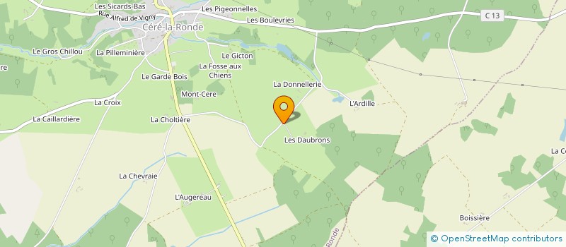 localisation de l'entreprise MADAME LEANNE RATIER  YZEURES-SUR-CREUSE