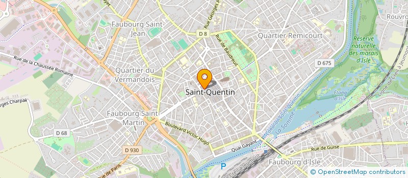 localisation de l'entreprise MADAME LEANNE SPICHALA  SAINT QUENTIN