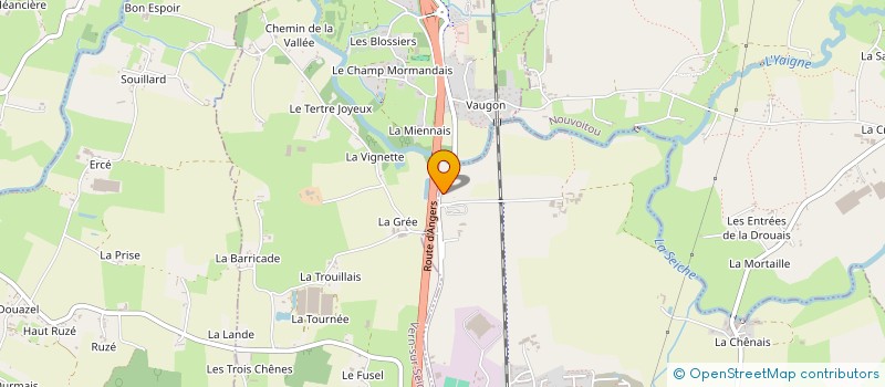 localisation de l'entreprise MADAME LEATITIA POIRIER  L'HERMITAGE