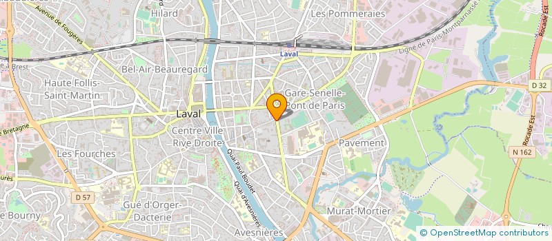 localisation de l'entreprise MADAME LECHAT à LAVAL