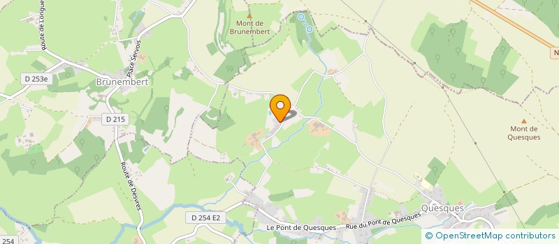 localisation de l'entreprise MADAME LECOMTE REGNAULT  QUESQUES