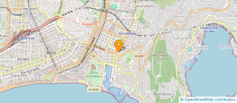 localisation de l'entreprise MADAME LEDA GOMES BARBOSA  NICE