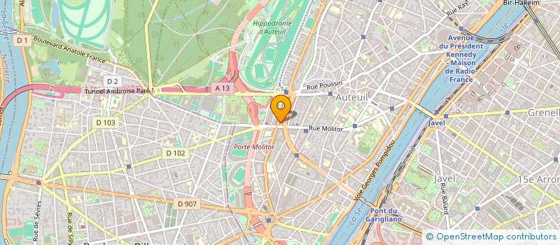 localisation de l'entreprise MADAME LEDA JULLIEN  PARIS