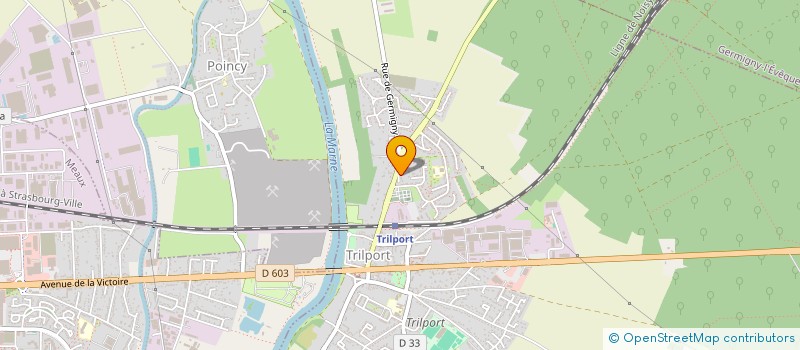 localisation de l'entreprise MADAME LEELA RENE BOIS  TRILPORT