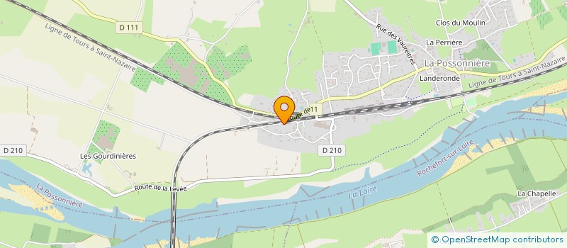 localisation de l'entreprise MADAME LEELOO COIFFARD  LA POSSONNIERE