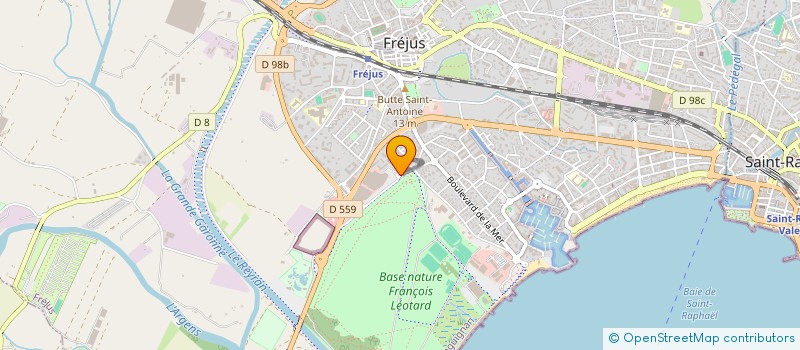 localisation de l'entreprise MADAME LEELOU LECOMTE  FREJUS