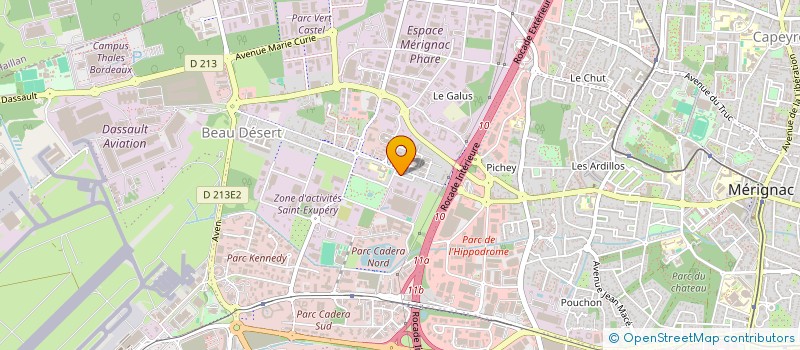 localisation de l'entreprise MADAME LEELOU MALLET  MERIGNAC