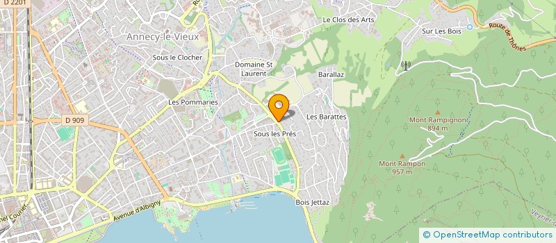 localisation de l'entreprise MADAME LEELOU VAUTROT à ANNECY