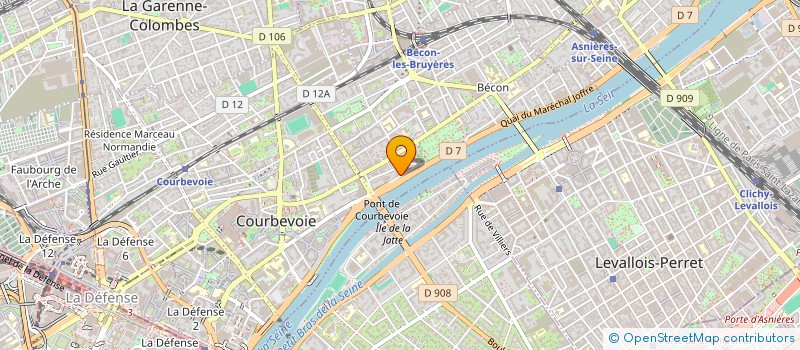 localisation de l'entreprise MADAME LEFEBURE SIBIRIL à COURBEVOIE