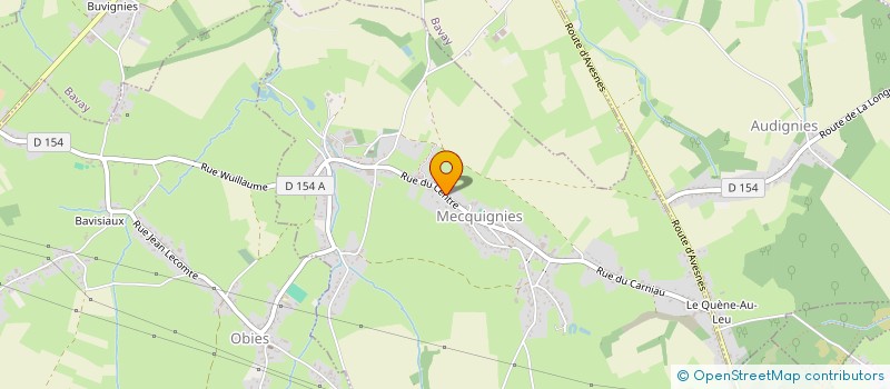 localisation de l'entreprise MADAME LEFEBVRE GAMEZ  MECQUIGNIES