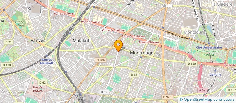 localisation de l'entreprise MADAME LEHILA ABDI  MONTROUGE