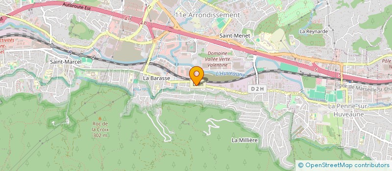 localisation de l'entreprise MADAME LEHNA DOUAFLIA  MARSEILLE