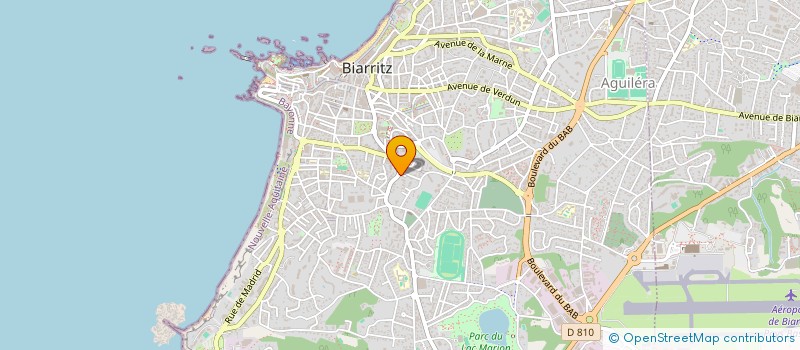 localisation de l'entreprise MADAME LEHNA URVOIS  BIARRITZ