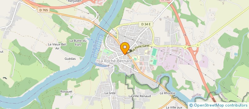 localisation de l'entreprise MADAME LEIA GUYONVARCH  LA ROCHE-BERNARD