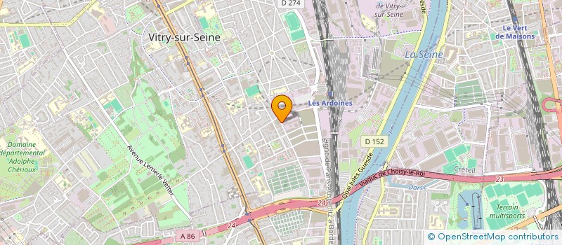 localisation de l'entreprise MADAME LEIA MIGUEL VIANA  VITRY-SUR-SEINE