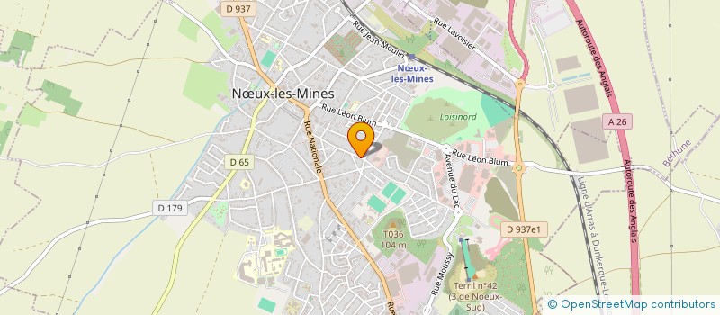 localisation de l'entreprise MADAME LEIA RICART  ESTAIRES