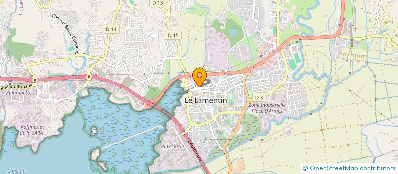 localisation de l'entreprise MADAME LEIDA PELOPONESE  LE LAMENTIN