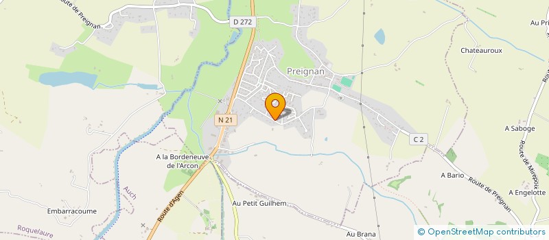 localisation de l'entreprise MADAME LEIDI MARESIA à PREIGNAN