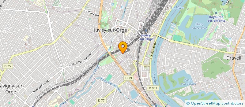 localisation de l'entreprise MADAME LEIDIANE MENDANHA SEVERO DA COSTA  JUVISY-SUR-ORGE