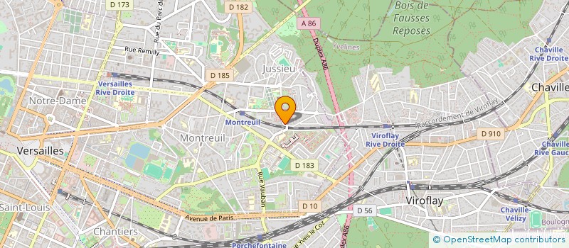 localisation de l'entreprise MADAME LEIDIS ORTIZ MIRANDA à VERSAILLES
