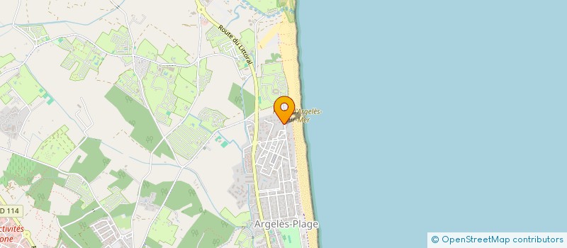 localisation de l'entreprise MADAME LEIDY GONZALEZ AGAMEZ  ARGELES-SUR-MER