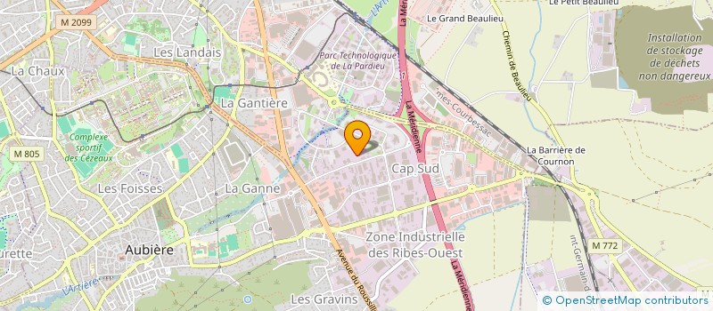 localisation de l'entreprise MADAME LEILA AGIER  AUBIERE