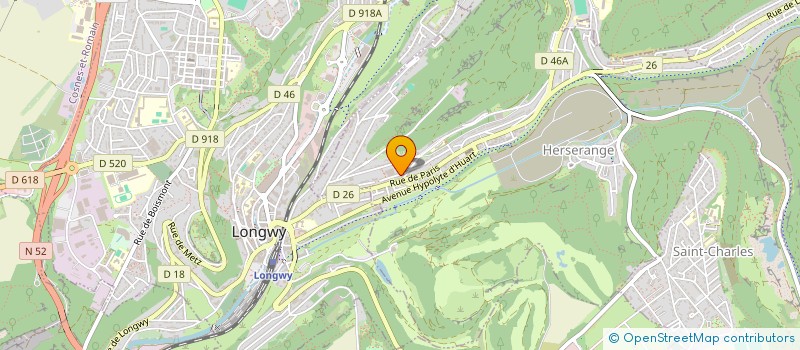 localisation de l'entreprise MADAME LEILA AJEL  HERSERANGE