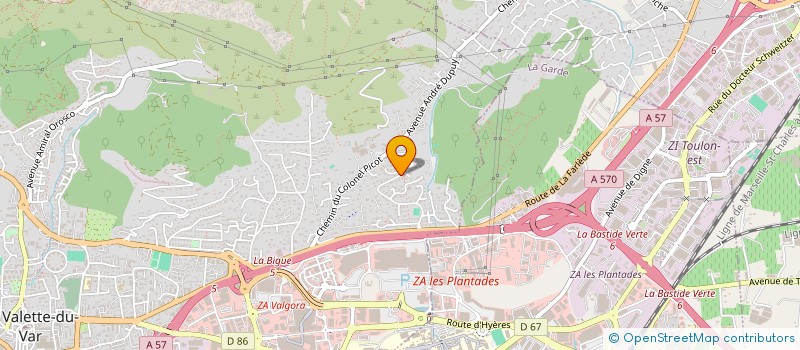 localisation de l'entreprise MADAME LEILA AL BADRI à LA VALETTE-DU-VAR