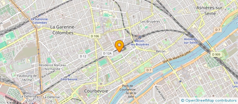 localisation de l'entreprise MADAME LEILA ALOUI  COURBEVOIE